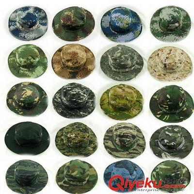 叢林迷彩，戶外風尚 武漢雙龍服裝輔料經營部專業(yè)提供多功能迷彩漁夫帽